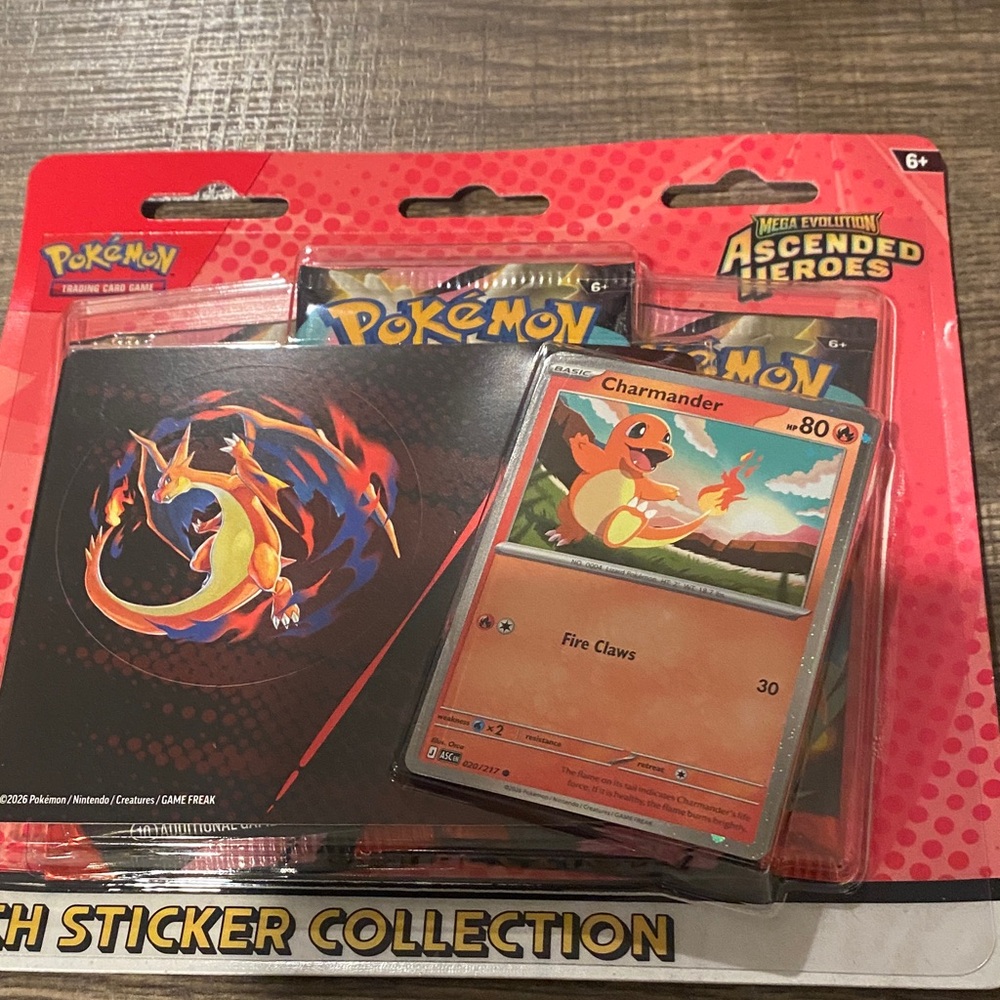 Pokemon Mega Evolution Ascended Heroes Tech Sticker Collection